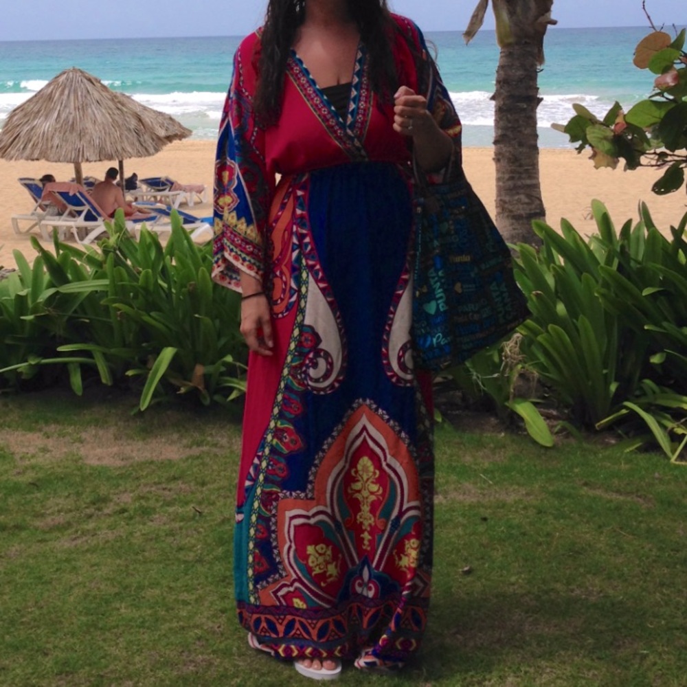 Jamaican Me Crazy maxi dress - Picture 3 of 3